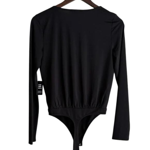 NWT Express Black Bodysuit Sz XS - Picture 3 of 3